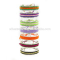 inspired attractive candy mixed order colorful adjustable rope braided bracelet